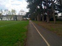 So Stephen takes Keno's bike for a spin. Spring has certainly sprung since being here last month