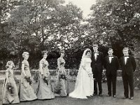 In 1965 Jan Turnbull & Jim Dunlop wed. And who is that lass on the left? Nearly ten-year-old sister Paulie as bridesmaid!