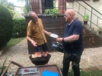 A learning moment explained the virtues and techniques of Weber cooking