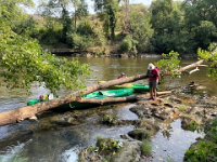 Stopping by the fresh water spring. Chilly