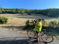 They both cycled home together meeting locals.