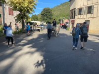 Later in the day in the village the traditional farming event, the Fête des Battage, kicked off. See the AthoCinema link for a video of last year's event