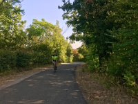 Stephen noticed where Paulie was on his phone so he headed up the mountain to Grotte de Bosc from the Caylus road to surprise Paulie.