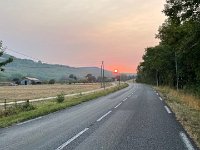 16th - As the sun rose, Stephen headed towards Varen on the bike and caught a number of nice sunrise views