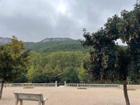 19th - It was time for Stephen to tackle getting up the mountain (Roc d'Anglars) to the lookout by the Comms tower
