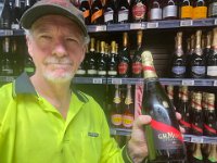 Stephen called in at the supermarche to match them. But it would have to wait until his evening to open it.