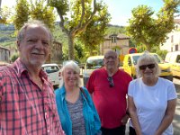 31st- the crew turned up to say goodbye. Storm dropped the guys at Caussade station