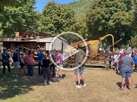 VIDEO- driven by a tractor.