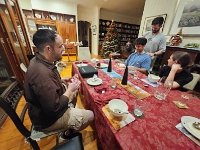 In Brisbane the Radford-Smith/Powell household celbrated in the evening. Earlier Nick visited a Christmas brunch at his Grandma's