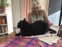 She then helped Paulie sew