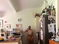 Stephen meditated with his second cup of coffee