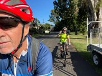 25th - James happily handled a 25km cycle