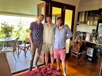 Nick flew in from Cairns on the 18th  to attend a talk with Elizaeth so he caught up with the Oxford Duo