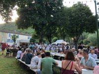 13th - the day before Fête Nationale (Bastille Day), a village feast was held