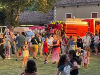 The DJ had the locals up and dancing (except Mam'selle Ice-cream)