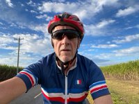 18th - heading to Burnett Heads through sugar cane fields.