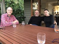 Paulie and Stephen dropped in on Pete and Shari