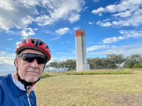 Lighthouse reached, so 10km back he goes