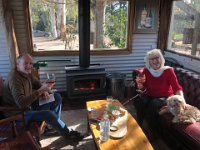 2nd - en route back to Adelaide, the guys stop off at Ashton Hills Vineyard in the HIlls (another shortlisted future home).