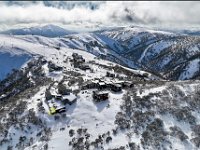 It was good to catch Toni at lunch as he was commuting from their  retreat in Victoria where the family is living in their Hotham Alpine Resort apartment (marked in yellow)