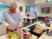 Feeling Japanese, Chis Atherton whipped up a Sukiyaki lunch