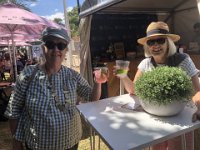 Paulie met a fellow Queenslander from Toowoomba. Paulie had been up in the Adelaide Hills looking at potential homes and fortunately survived a bee sting (she's allergic)