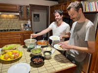 6th - James & Keno's flat was in an area that was predicted to flood. So they had returned to the AthoTurnbull family home