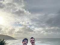 Meanwhile James and Keno spent five nights with mother Elizabeth and clan at the Gold Coast