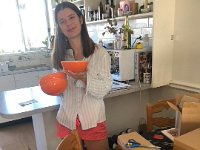 3rd - Olivia was back in her Adelaide home unpacking some of her items from Brisbane.