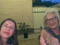 Paulie stayed with her for her brief visit