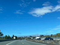 16th - Stephen shot home the night before to prepare the yard for an open home. Then headed back to Woolgoolga where ahead a storm brews