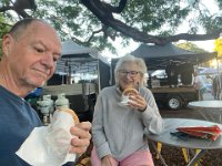 18th - A Sunday visit to the market at Milton to buy vegetables and have breakfast