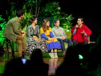 Then hosts a panel interview. See "AthoCinema" for a 20 minute ruthlessly edited summary of the aspects of the conference that James was involved in.