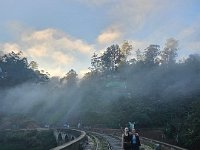 A landslide meant that the train couldn't go all of the way.