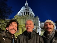 They then headed into London to see St Paul's and other sites.