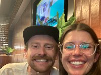 A few hours earlier Olivia and Cam both headed to the domestic terminal for a flight to Sydney. Cam was off to the Philippines with a pal. Olivia was off to Sri Lanka with Michelle. It was time to toast to a safe trip.