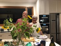 Co-chef Helen and Stephen enjoyed their work