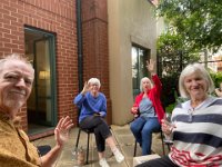 The team stayed in the Majestic apartments in North Adelaide. The duo had stayed there for work and play before.