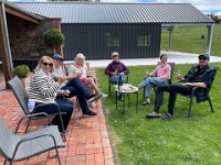 Pals Greg and Rosie Egan, Jane Andrews and husband David Baker came up from the city. Greg  & Rosie stayed the night