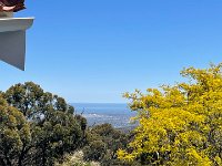 This ex-Buddhist retreat on Mt Lofty Road was lovely with views of the sea and Adelaide city. Only 20 minutes to the city, but felt like another world.