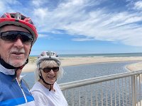 19th - The duo found the route to the Torrens cycle path from Olivia's and head to Henley Beach South. Lovely.