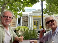 24th - lively Prospect Road is a short cycle from Olivia's flat. Morning coffee time.