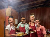 Cooking class. Paulie & Stephen were expecting some fine meals care of these new skills.