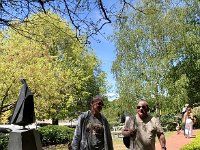 Having shaken off dog fur (Louis' winter coat was malting and fur was everywhere) , the trio headed to Stirling for lunch