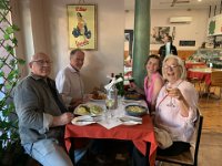 31st- Birthday boy Stephen turned 66 so a small dinner at Cafè di Roma was in order. Party time was planned at a joint birthday gathering in the Adelaide Hill the week after (Paulie's birthday is November 7).