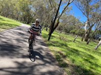 28th - The guys headed out for a longer cycle.