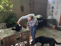 And a brush when she fed