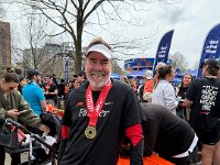 Not the only family member in town - Pete (niece Shari's husband) also finished the challenge