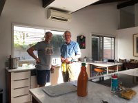 It was time to go after saying goodbye to Chris and Louise. Stephen and Paulie started their drive to Adelaide.