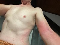 30th - Stephen reacted to something during his gardening and rubbish removal work